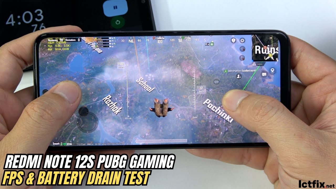 xiaomi redmi note 12 test pubg