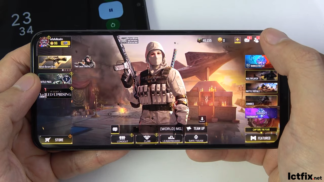 Xiaomi Redmi Note 12s Call of Duty Mobile Gaming test