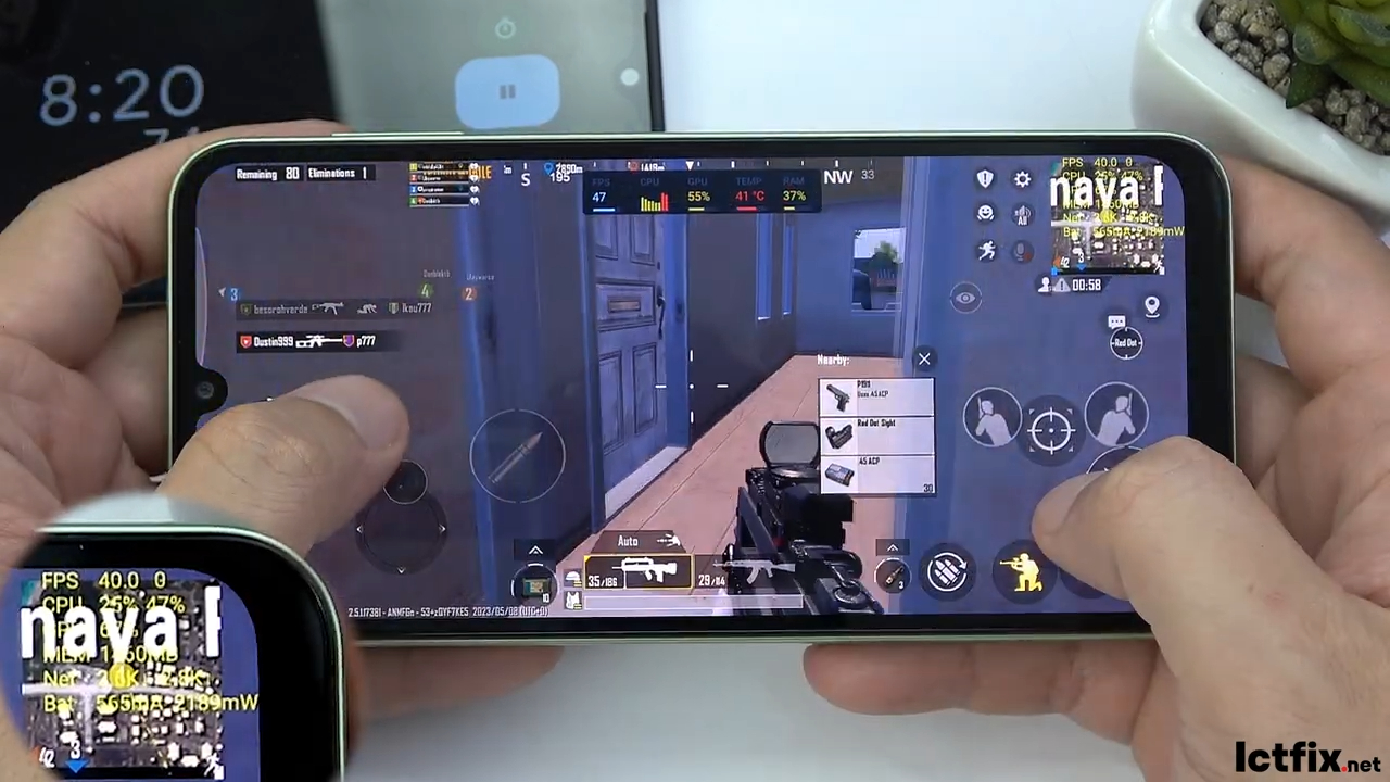 Samsung Galaxy A24 PUBG Mobile Gaming test 