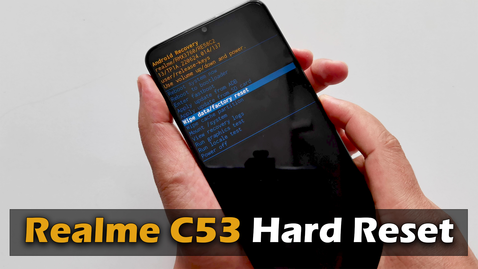 How To Realme C53 Hard Reset/Remove Screen Lock - ICTfix