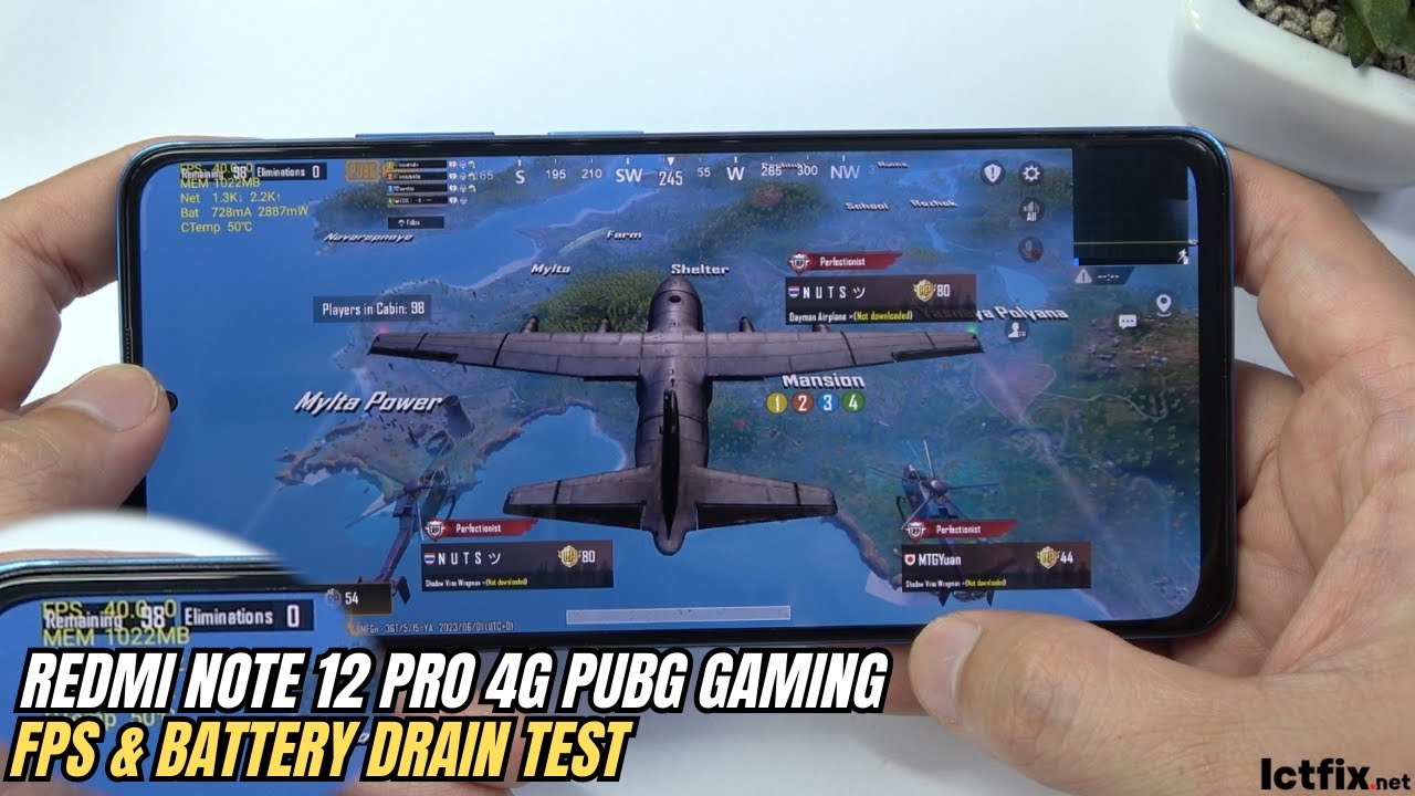 xiaomi redmi note 12 pro 5g gaming test