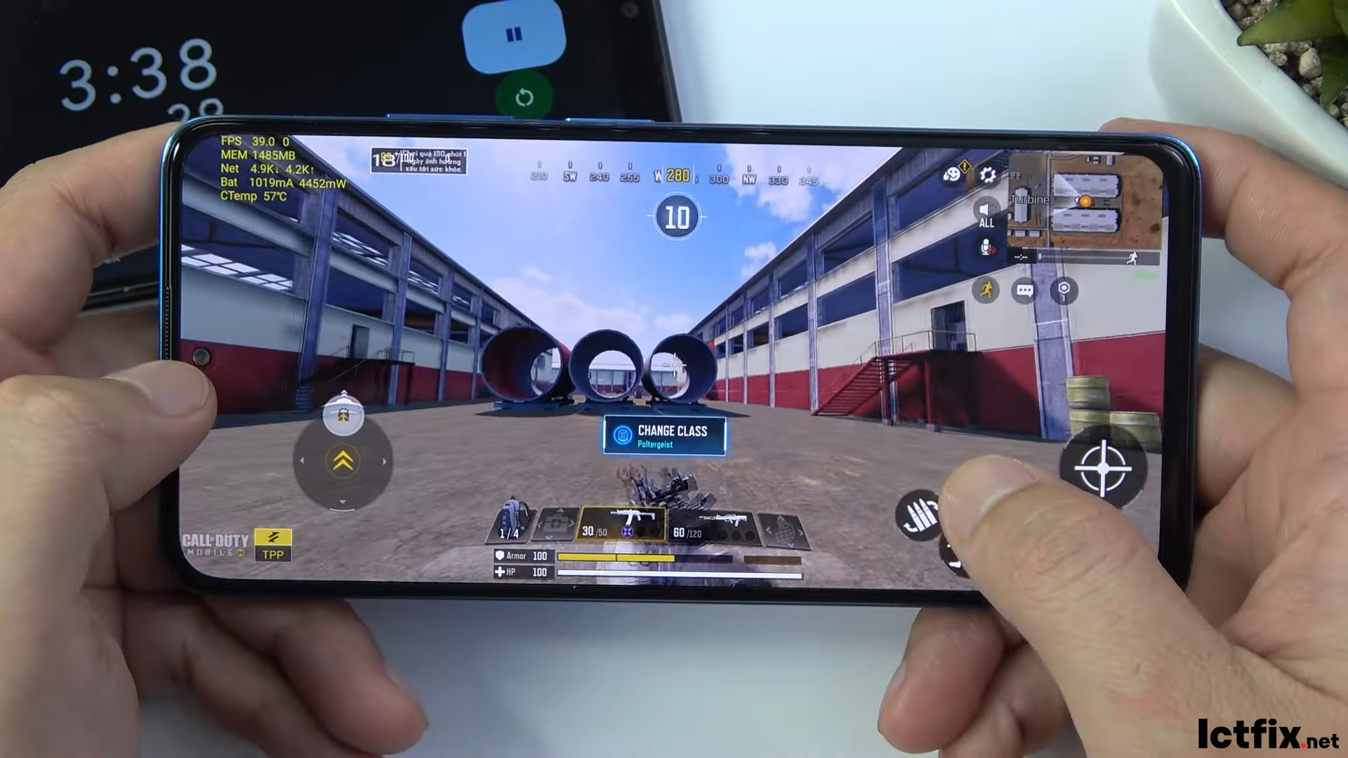 Xiaomi Redmi Note 12 Pro 4G Call of Duty Mobile Gaming test