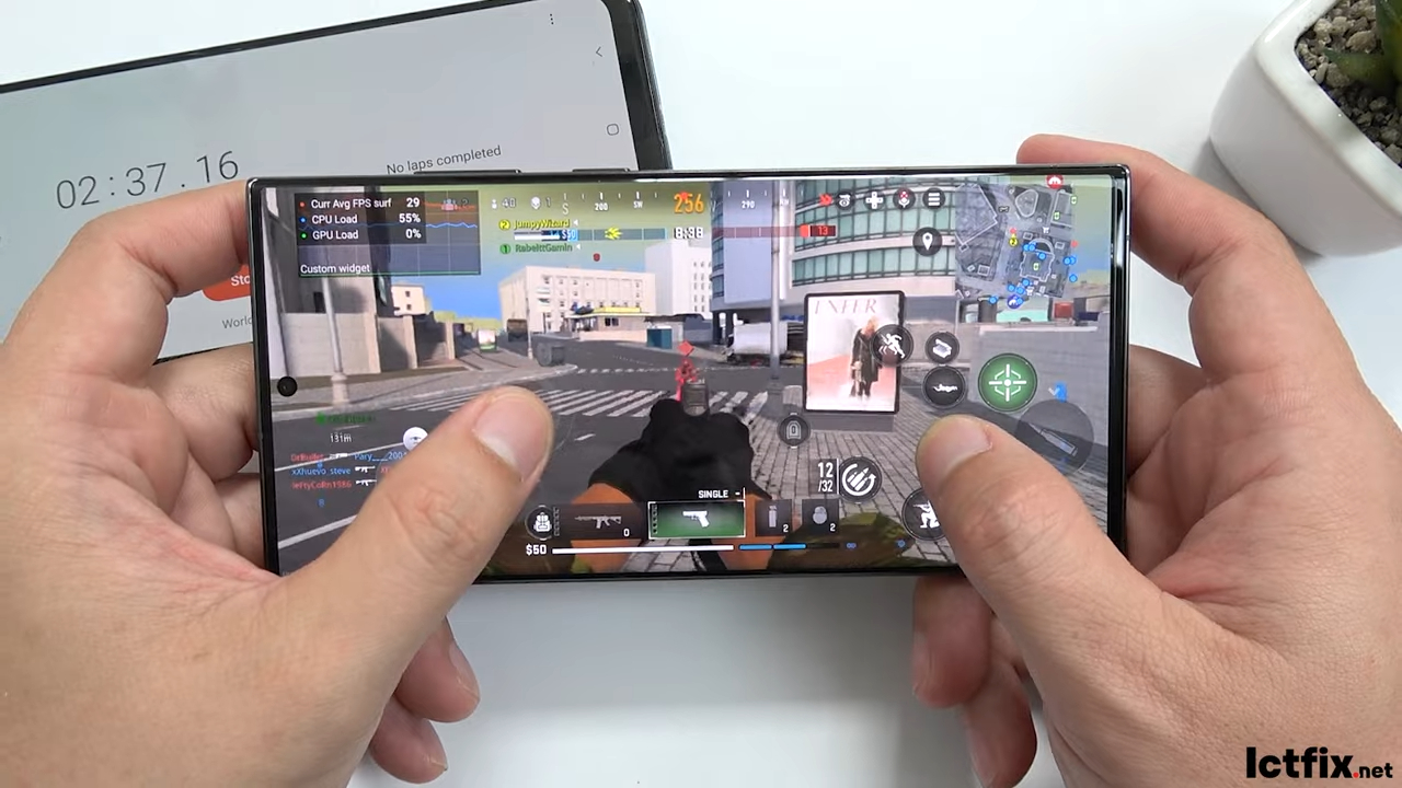 Samsung Galaxy S23 Ultra Call of Duty Warzone Gaming test