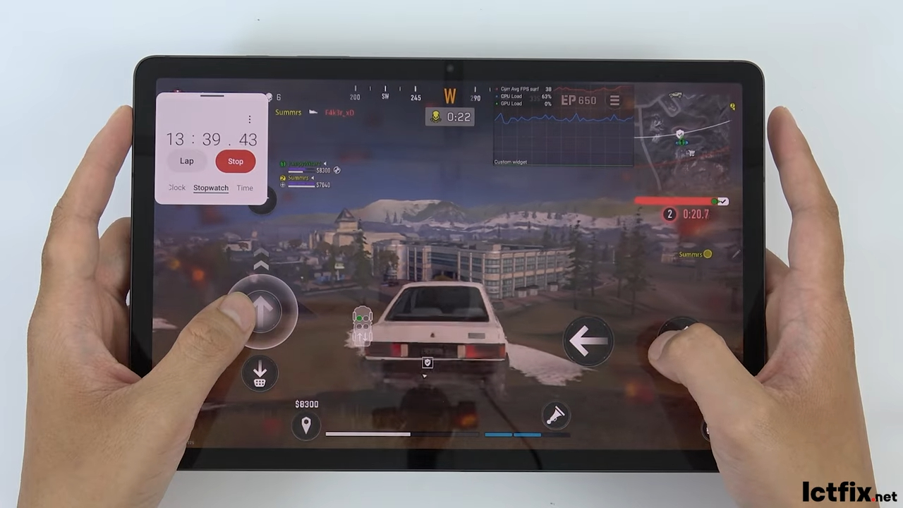 Samsung Tab S9 Call of Duty Warzone Mobile Gaming test