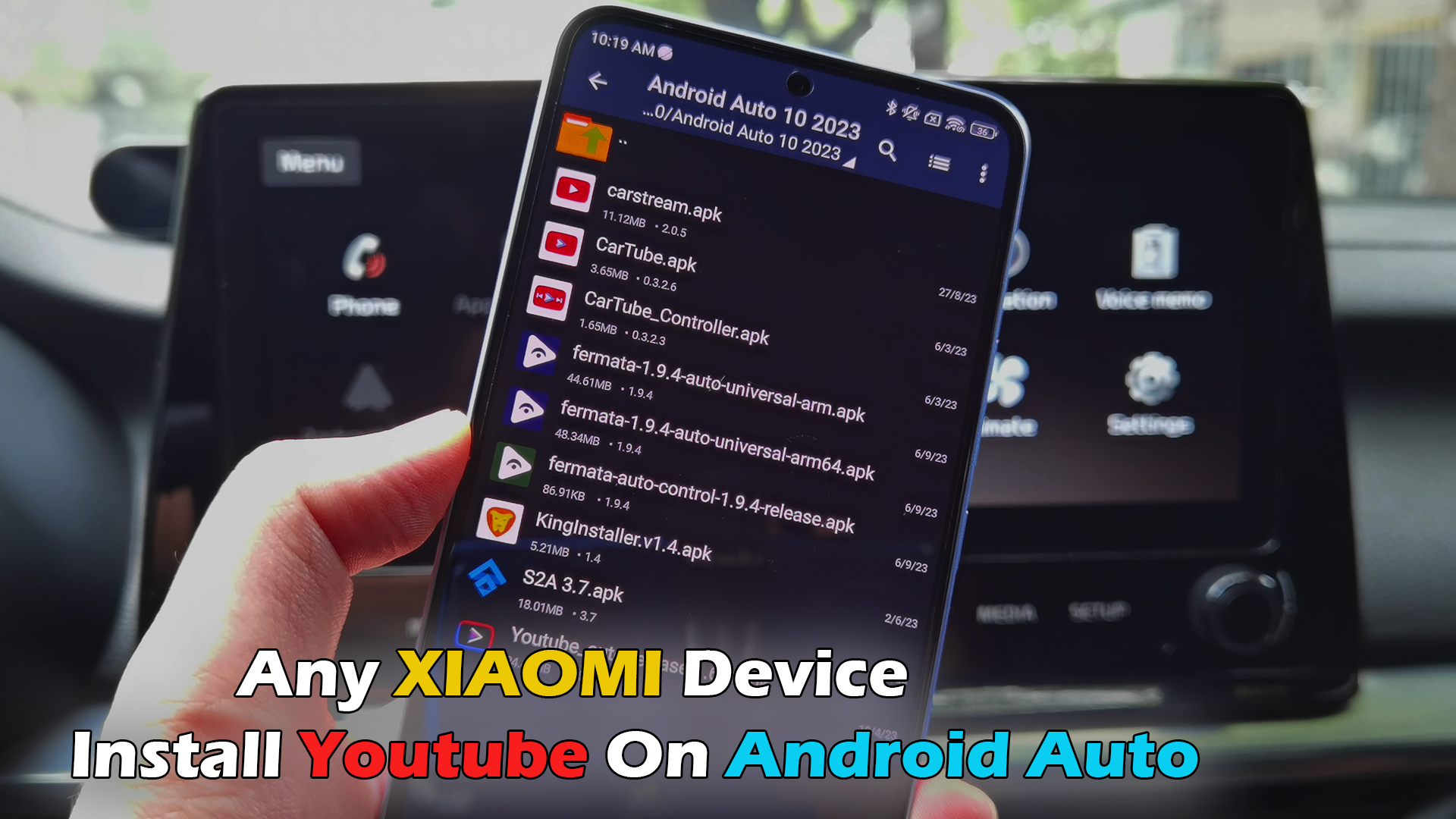 Any XIAOMI Device Install Youtube On Android Auto - ICTfix