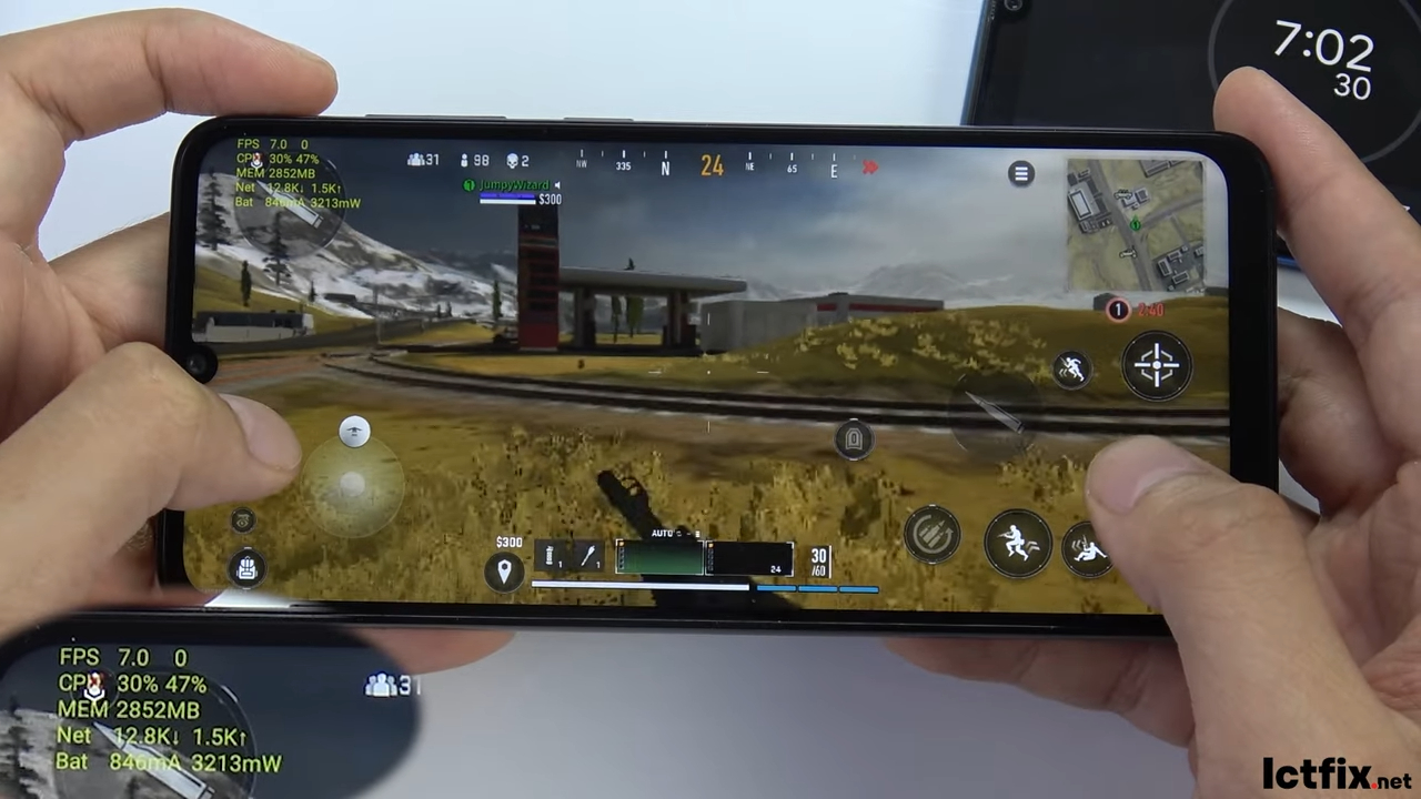 Samsung Galaxy A05 Call of Duty Warzone Mobile Gaming test