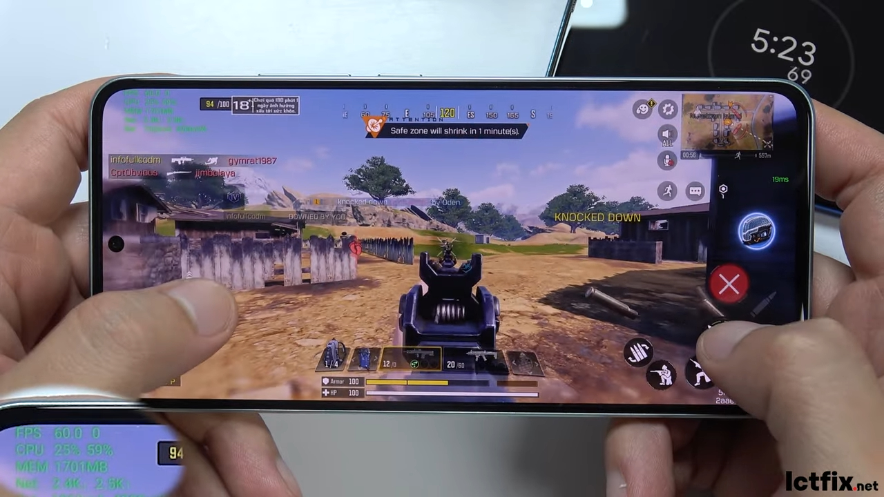 Xiaomi 13T Pro Call of Duty Mobile Gaming test