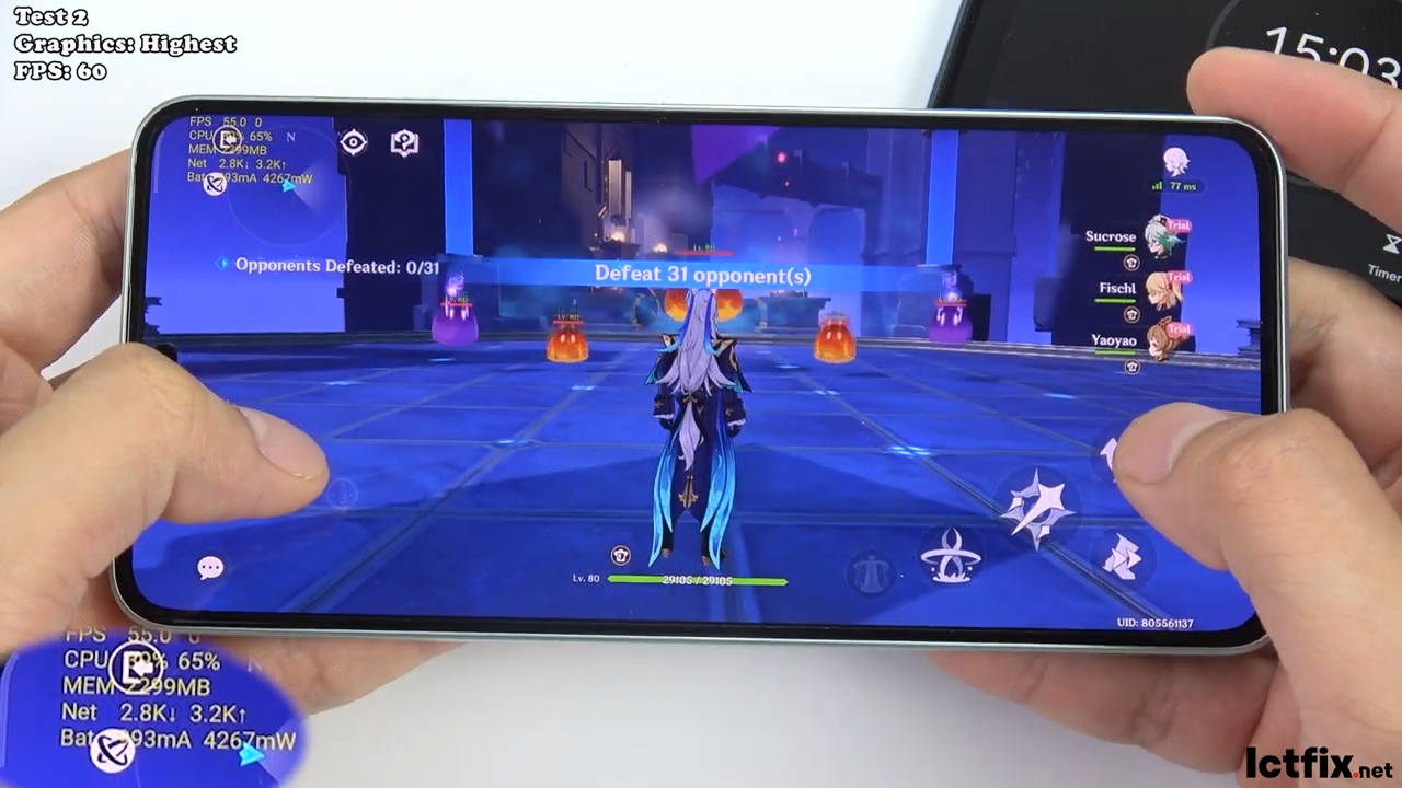 Xiaomi 13t Pro Genshin Impact Gaming Test Dimensity 9200 5g 144hz Display Ictfix 7940