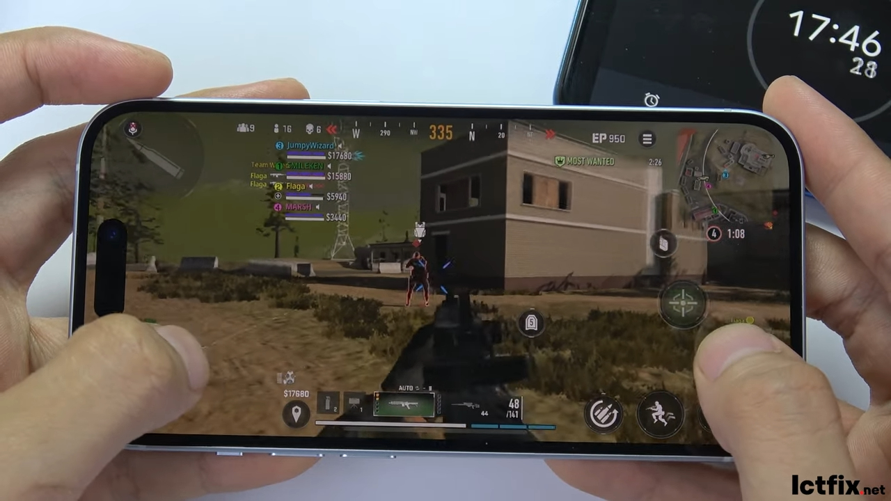 iPhone 15 Call of Duty Warzone Mobile Gaming test