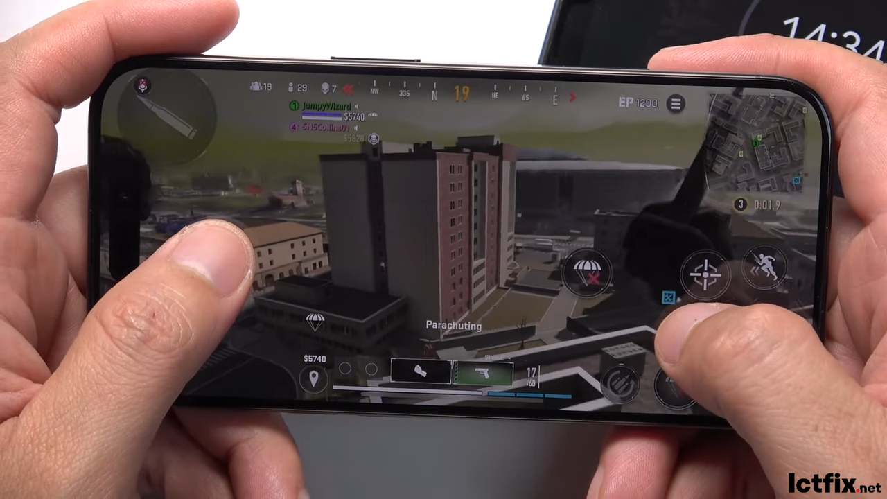iPhone 15 Pro Call of Duty Warzone Mobile Gaming test