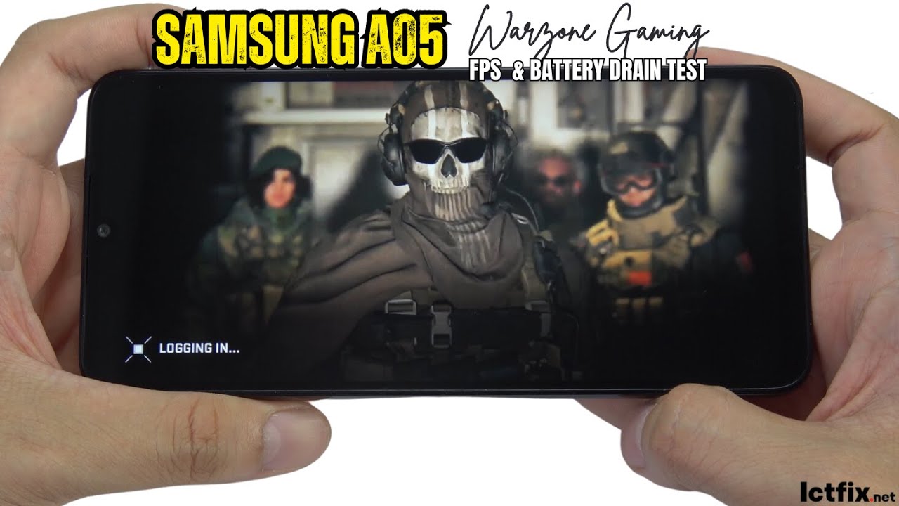 Samsung Galaxy A05 Call of Duty Warzone Mobile Gaming test - ICTfix