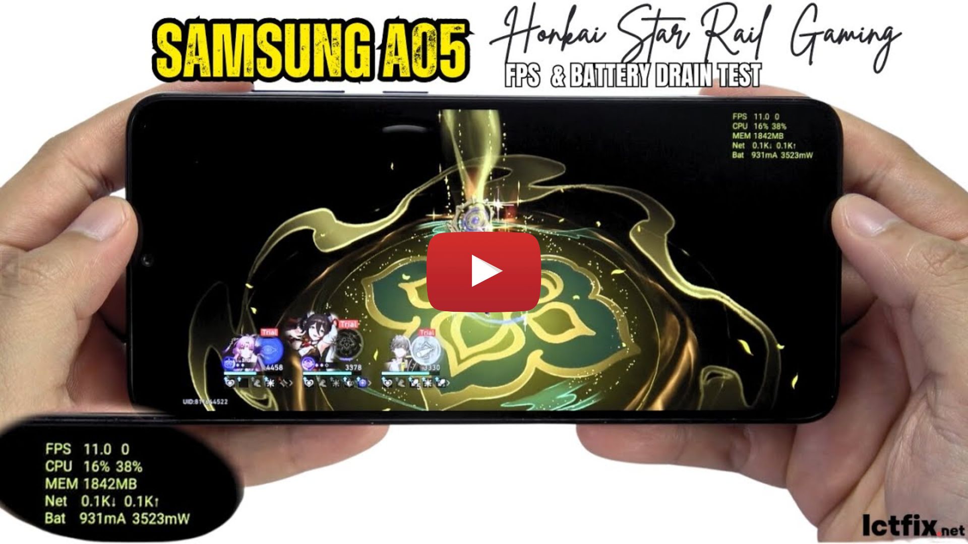 Samsung Galaxy A03 Genshin Impact Gaming test