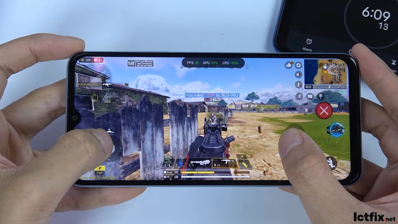 Oppo A18 Call of Duty Mobile Gaming test