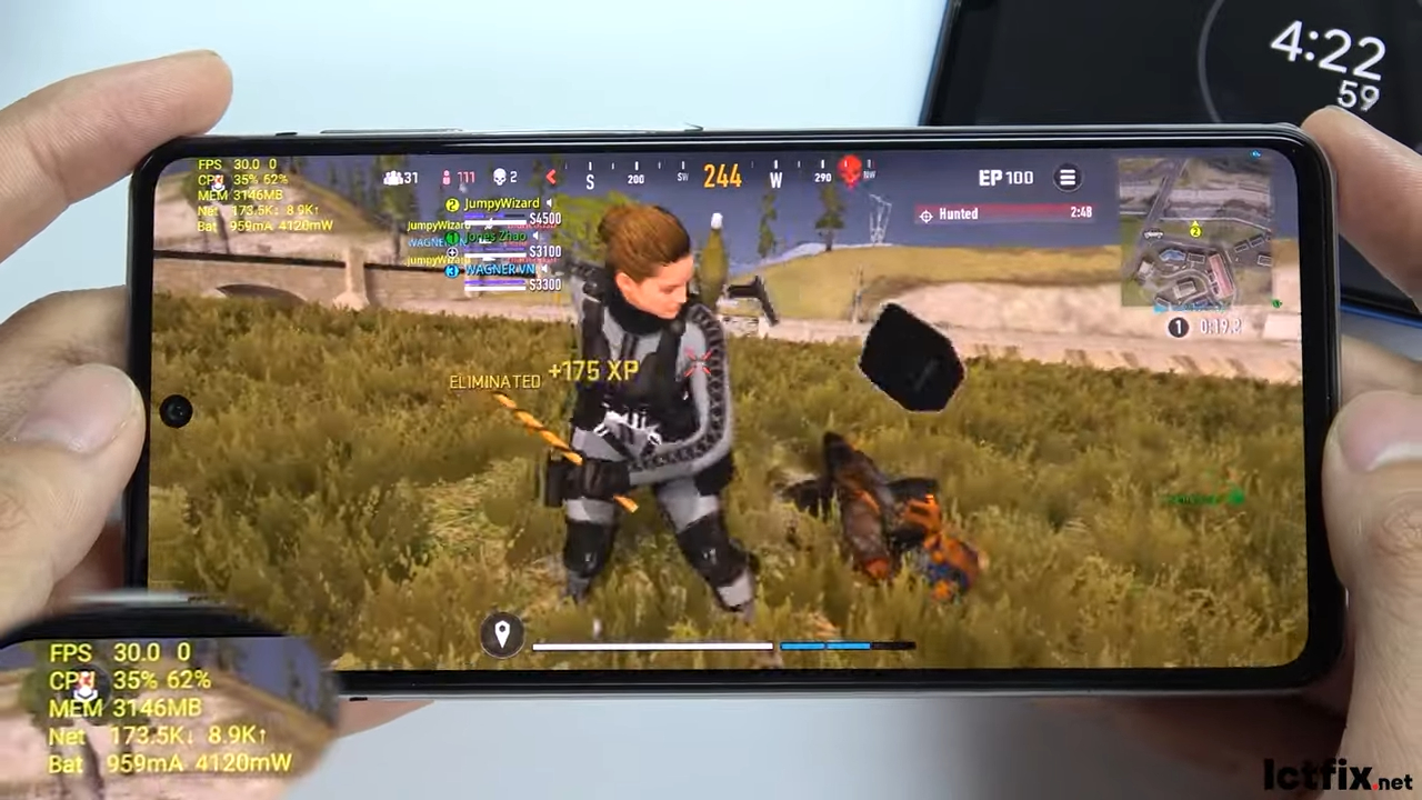 Samsung Galaxy M54 Call of Duty Warzone Mobile Gaming test