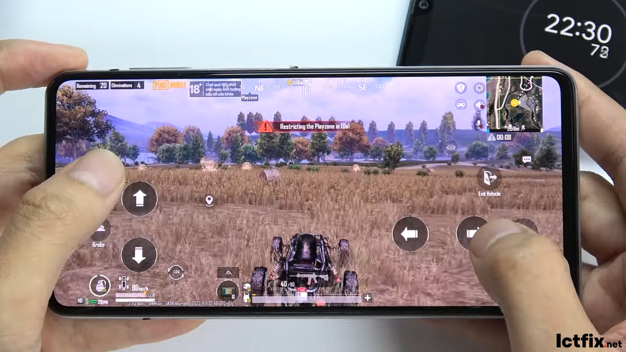 Samsung Galaxy M54 PUBG Mobile Gaming test