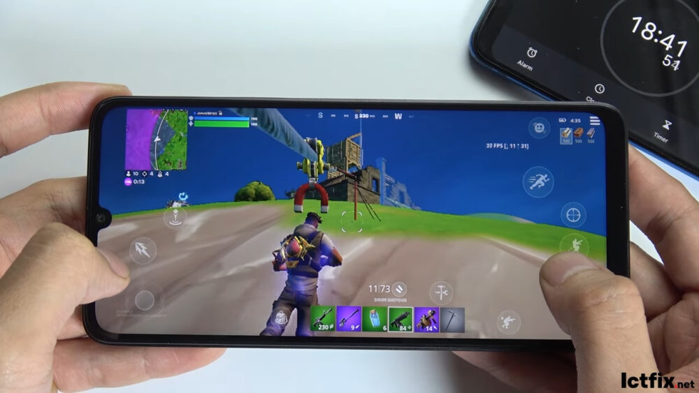 Xiaomi Redmi 13C Fortnite Mobile Gaming test - ICTfix