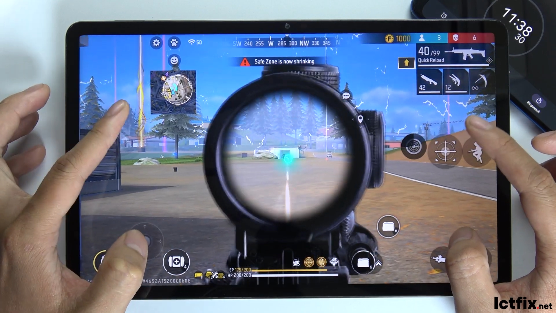 Honor Pad X9 Free Fire Gaming test 