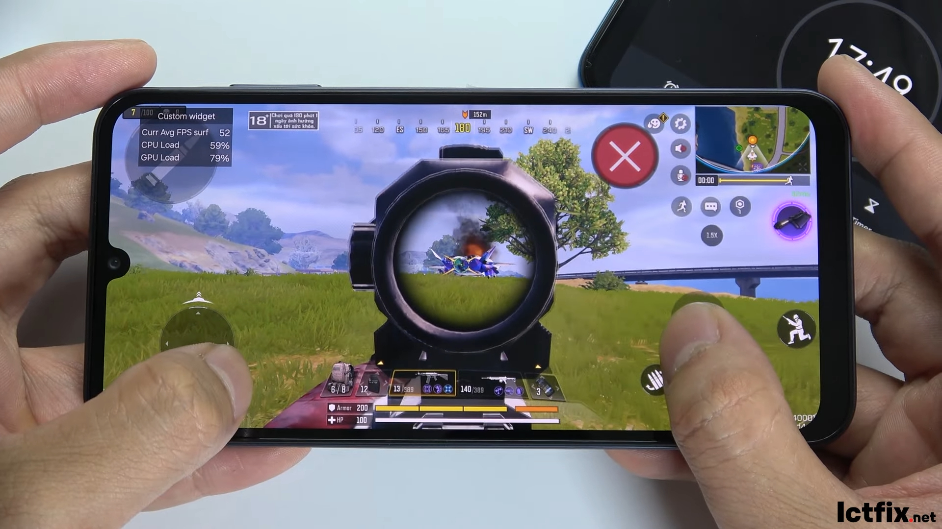 Samsung Galaxy A25 Call of Duty Mobile Gaming test 