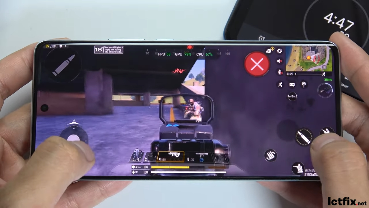 Oppo Reno 11 Call of Duty Mobile Gaming test