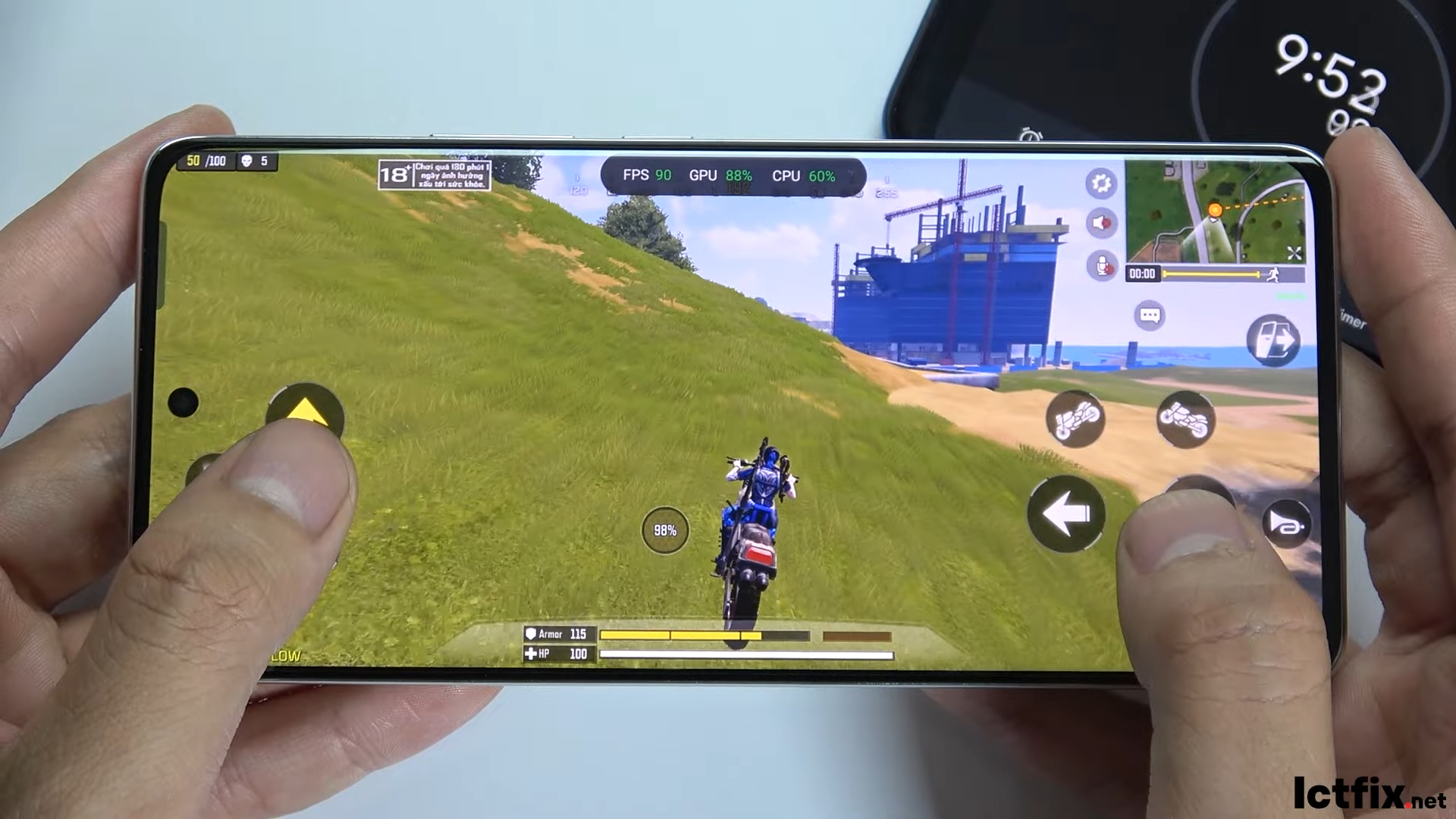 Oppo Reno 11 Pro Call of Duty Mobile Gaming test