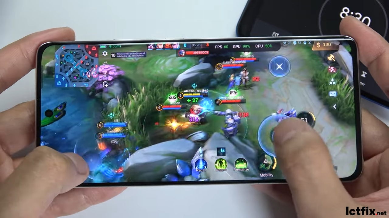 Oppo Reno 11 Pro Mobile Legends Gaming test