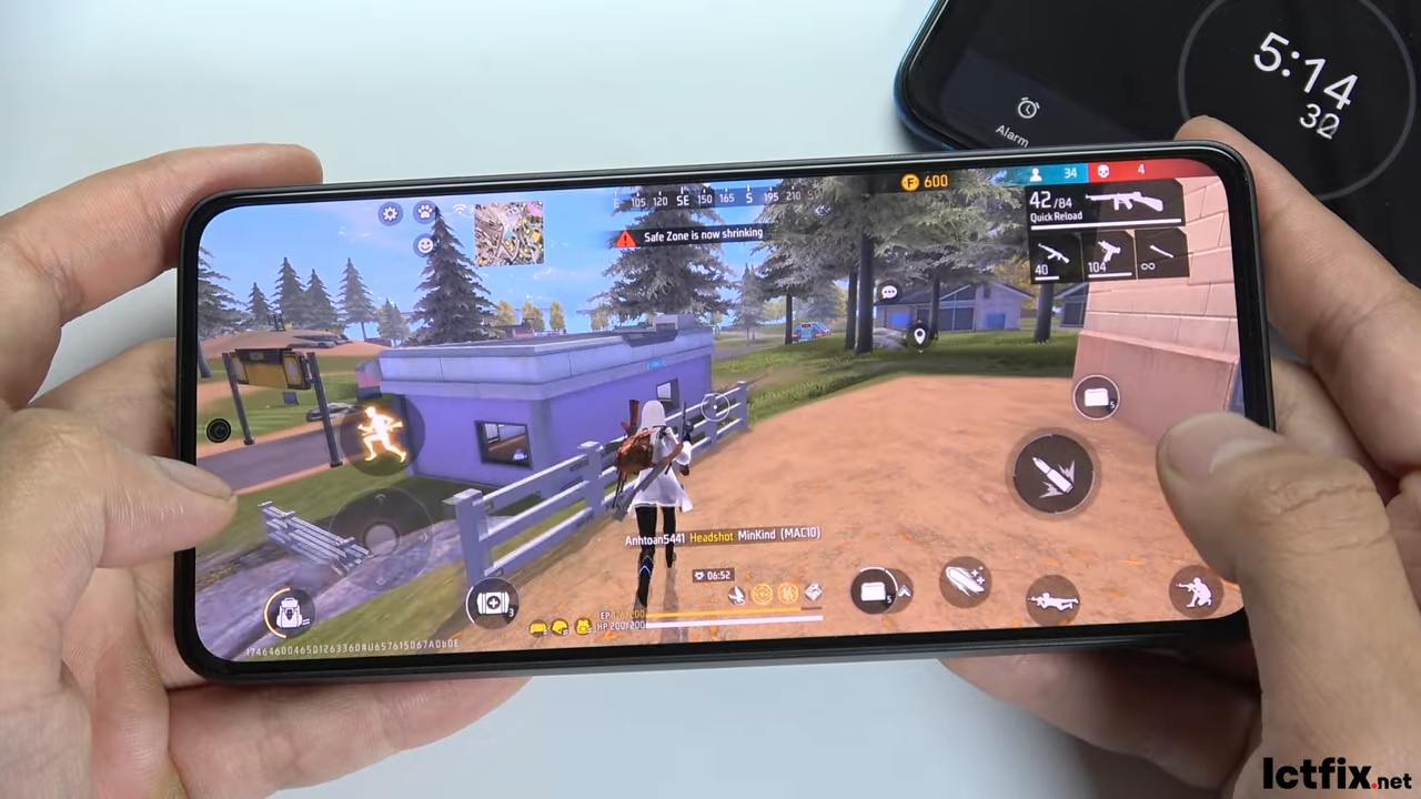 Redmi Note 13 Free Fire Gaming test