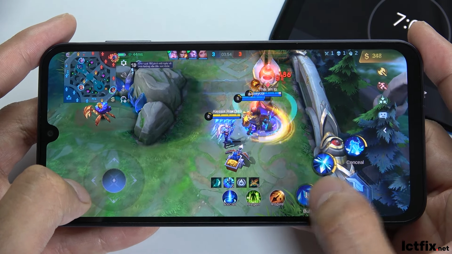 Samsung Galaxy A15 5G Mobile Legends Gaming test 