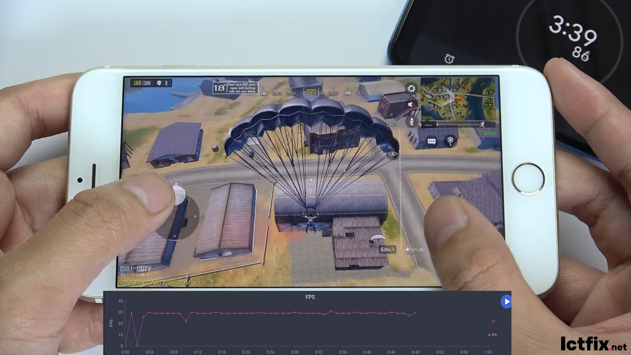 iPhone 6s Plus Call of Duty Mobile Gaming test 