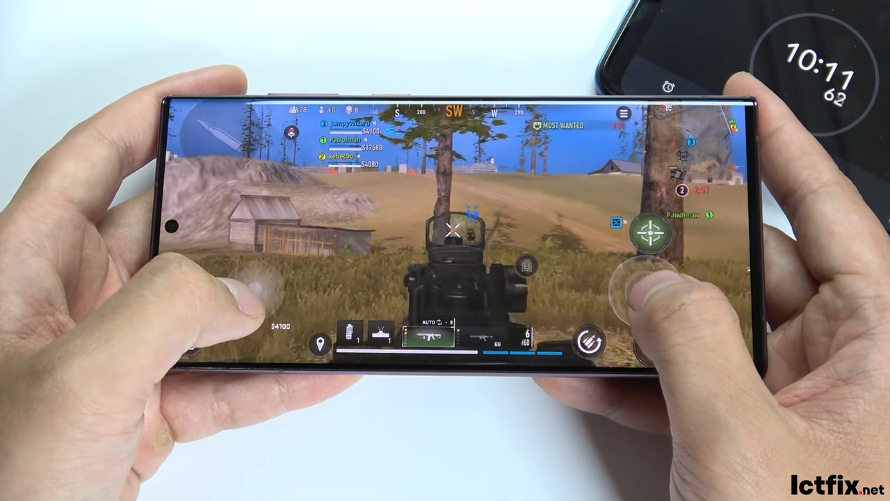 Samsung Galaxy S22 Ultra Call of Duty Warzone Mobile Gaming test