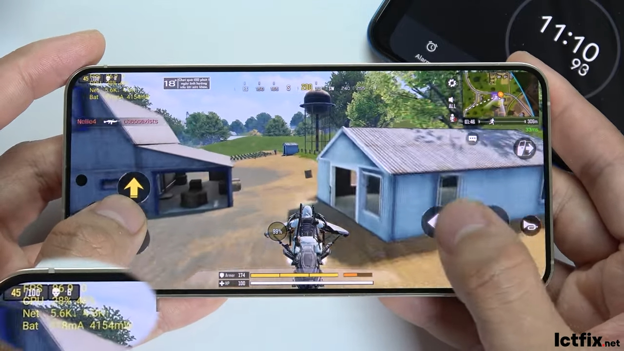 Samsung Galaxy S24 Call of Duty Mobile Gaming test
