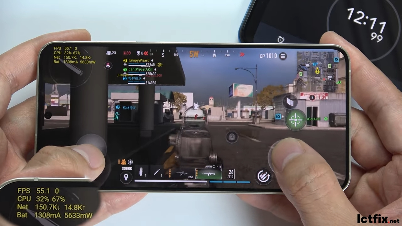 Samsung Galaxy S24 Call of Duty Warzone Mobile Gaming test
