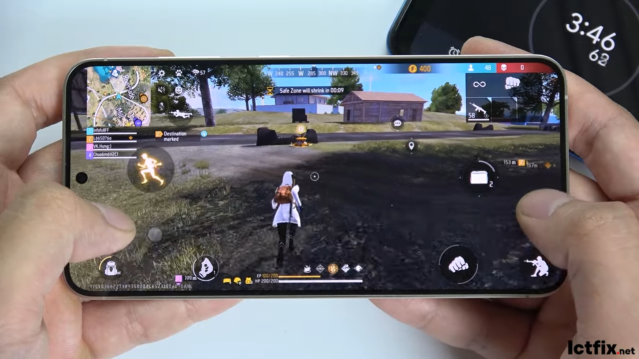 Samsung Galaxy S24 Free Fire Gaming test