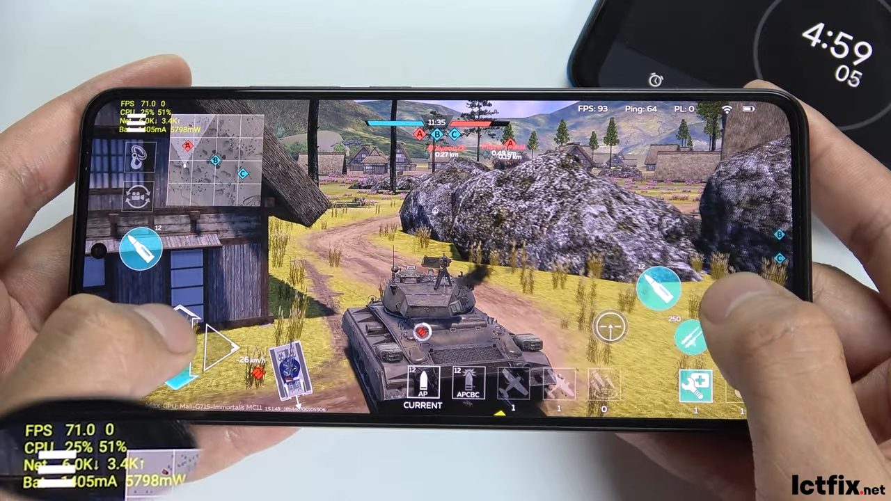Xiaomi 13T Pro War Thunder Gaming test
