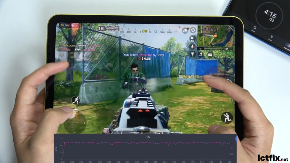 iPad 10 test game Call of Duty Mobile CODM 2024 | Apple A14 Bionic - ICTfix