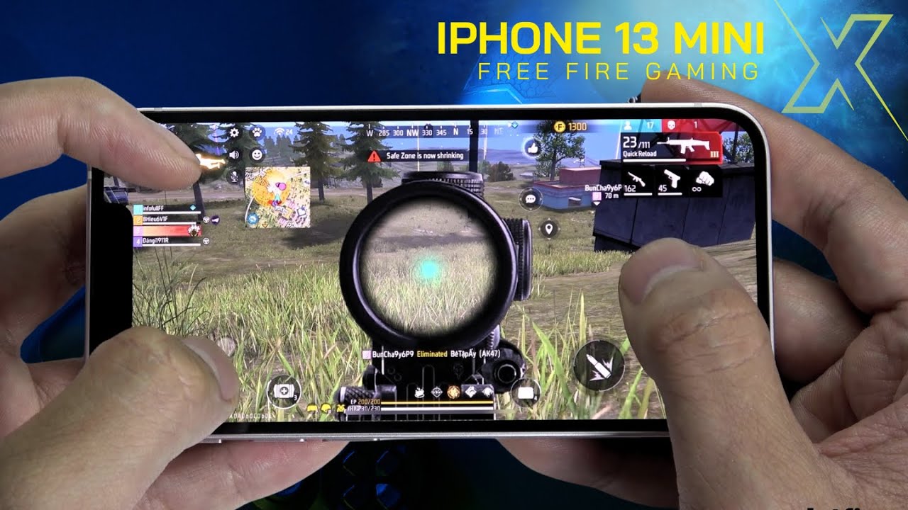 iphone 13 free fire setting 2024