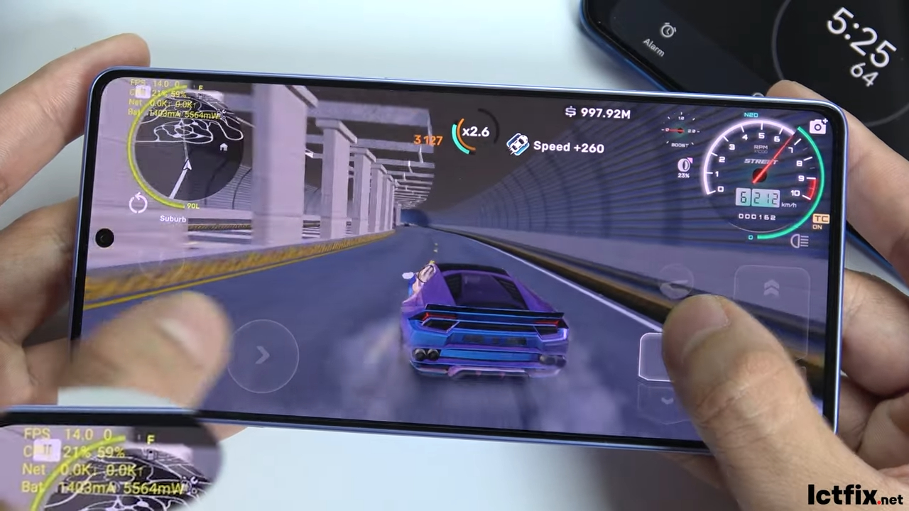 Redmi Note 13 Pro 4G CarX Street Gaming test 