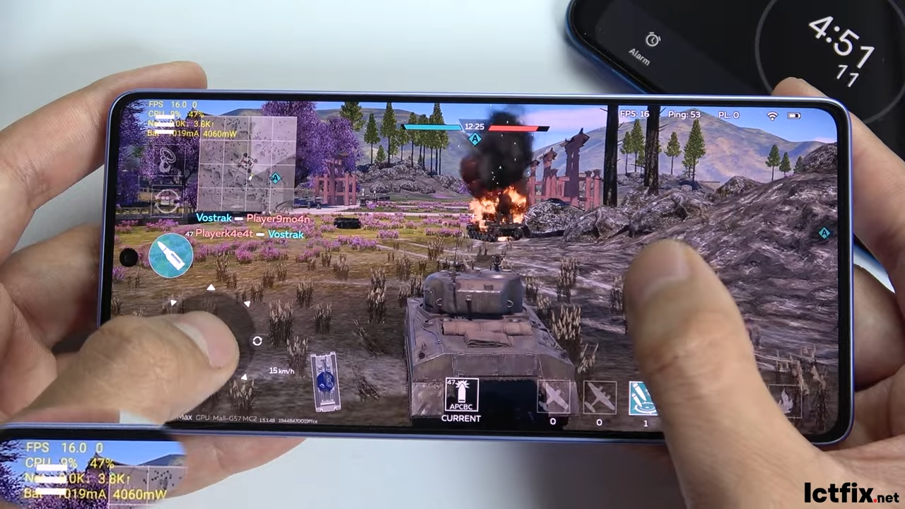 Xiaomi Redmi Note 13 Pro 4G War Thunder Gaming test