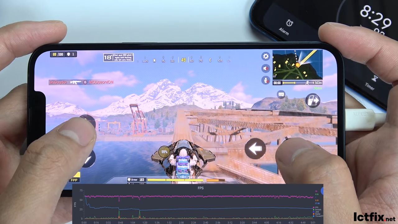 iPhone 14 Call of Duty Mobile Gaming test