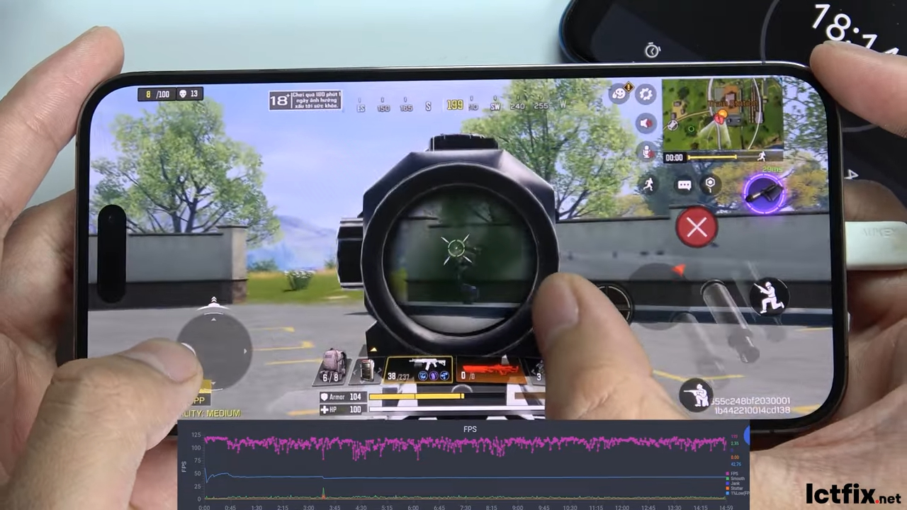 iPhone 14 Pro Max Call of Duty Mobile Gaming test 