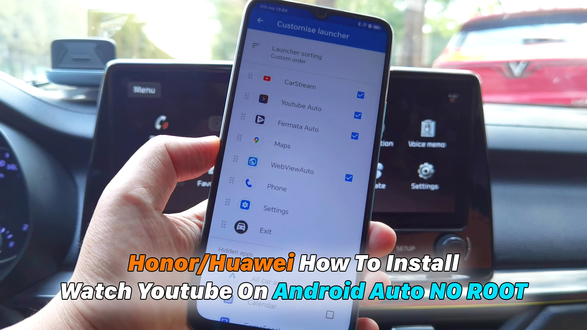 Honor/Huawei - How To Install Watch Youtube On Android Auto NO ROOT - ICTfix