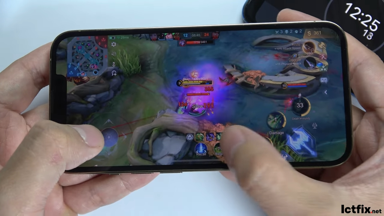 iPhone 13 Pro Mobile Legends Gaming test