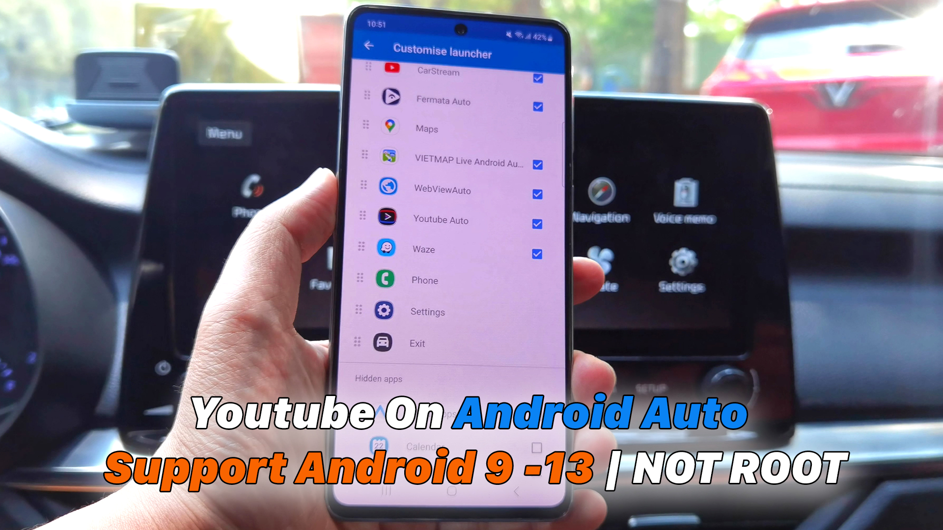 Youtube On Android Auto Any Android Device Support Android 9 -13 | NOT ROOT  - ICTfix