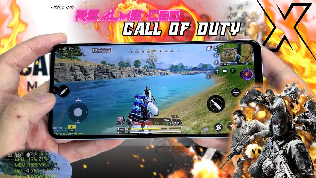 Realme C60 Call of Duty Mobile Gaming test CODM | Unisoc Tiger T612 ...