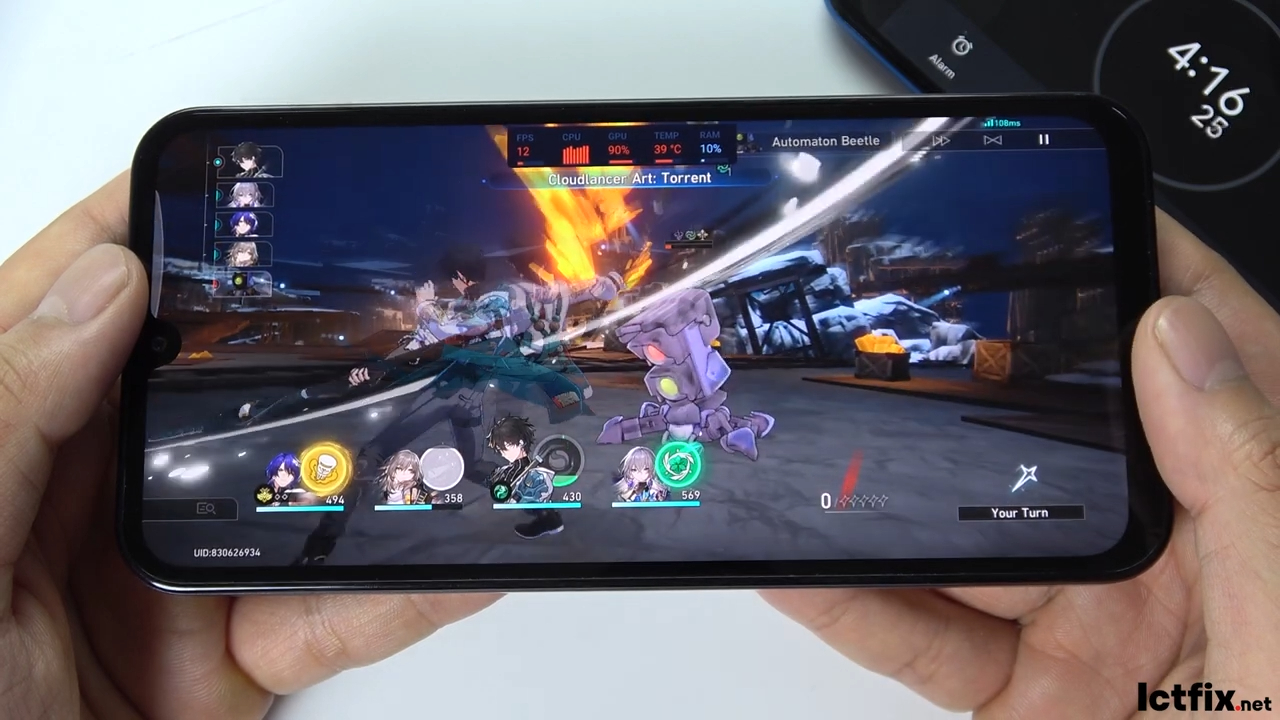 Samsung Galaxy M15 Honkai: Star Rail Gaming test