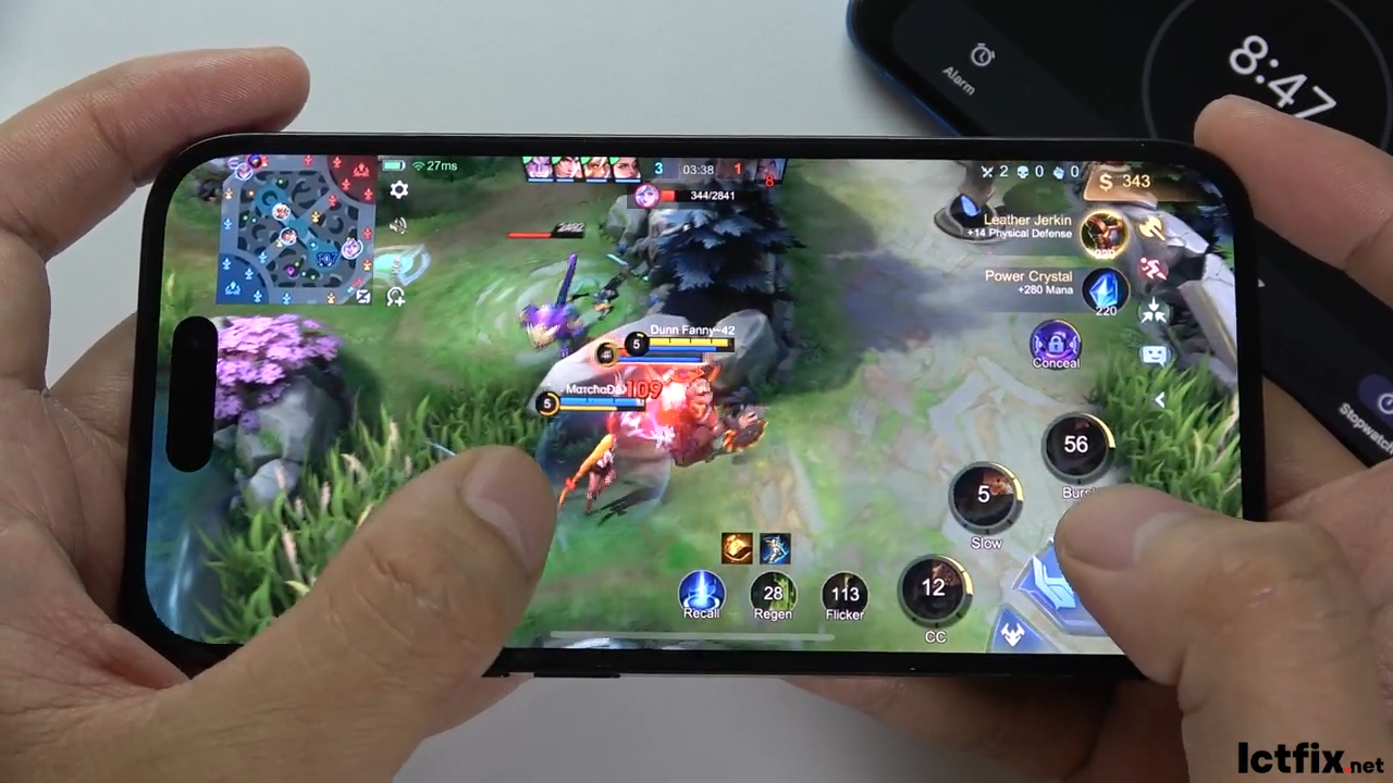 iPhone 14 Pro Mobile Legends Gaming test 
