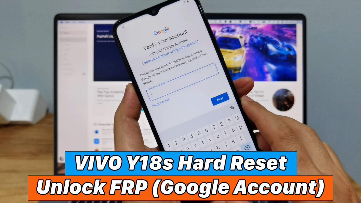 VIVO Y18s Hard Reset - Unlock FRP (Google Account) - ICTfix