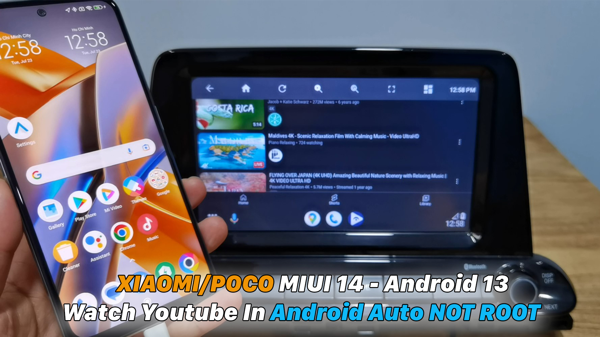 Xiaomi Poco Miui 14 Android 13 Watch In Android Auto Not Root