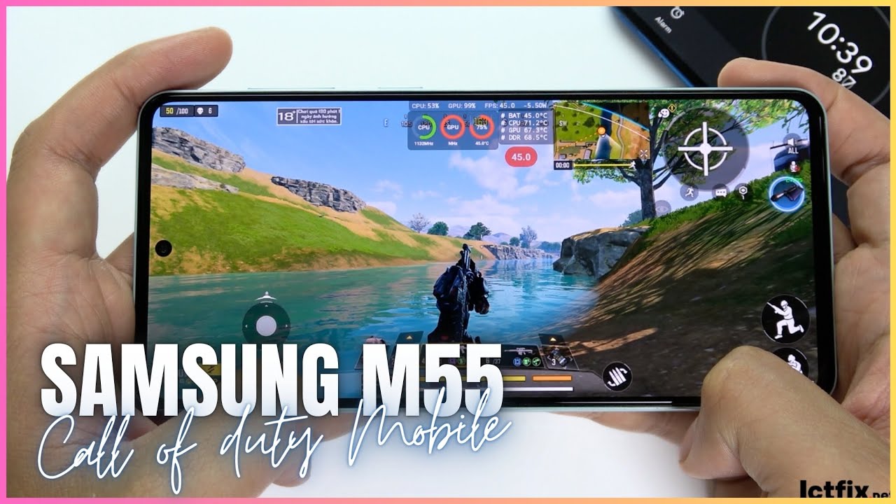 Samsung Galaxy M55 Call of Duty Mobile Gaming test CODM | Snapdragon 7 ...