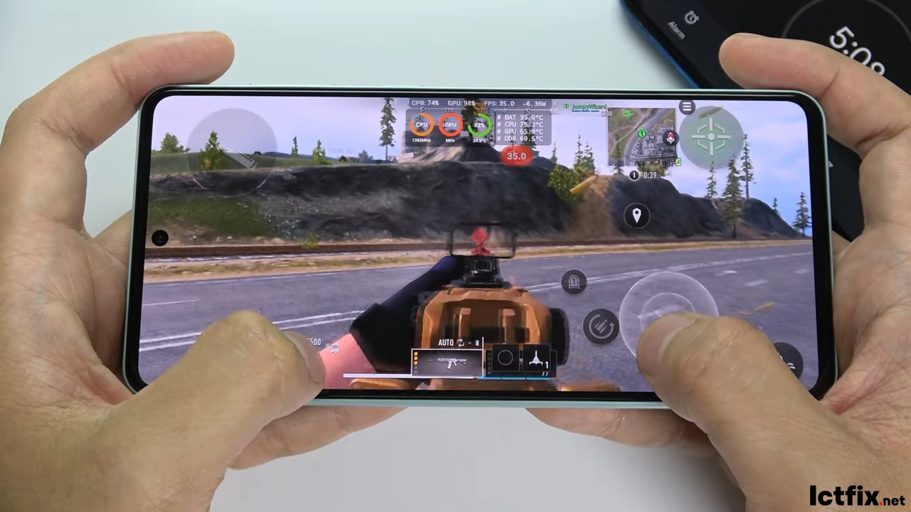 Samsung Galaxy M55 Call of Duty Warzone Mobile Gaming test