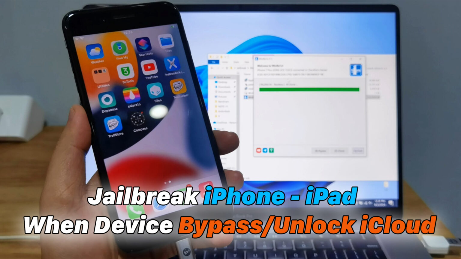 How to Jailbreak iPhone iPad When Device Bypass/Unlock iCloud ICTfix